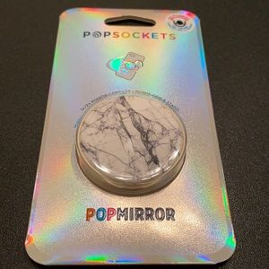 Popsocket PopGrip Mirror Dove White